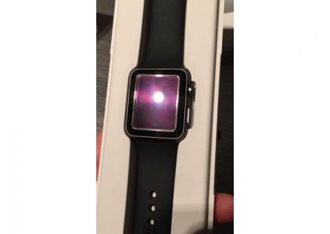 Vendo Apple Watch 38 mm nero siderale ancora in garanzia e con assicurazione, pari a nuovo