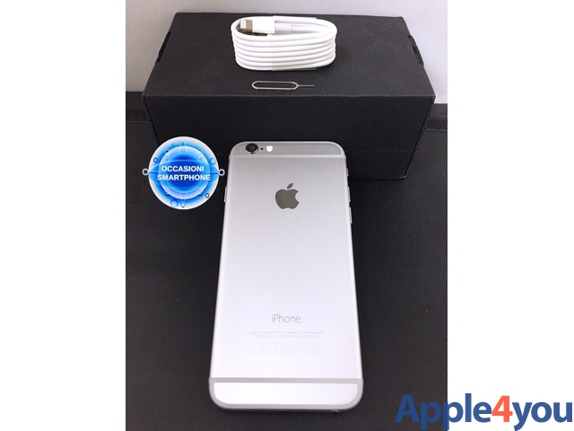 Iphone 6 16GB ARGENTO Originale Garanzia Accessori