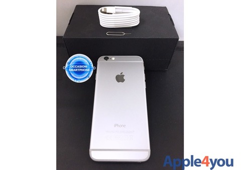 Iphone 6 16GB ARGENTO Originale Garanzia Accessori