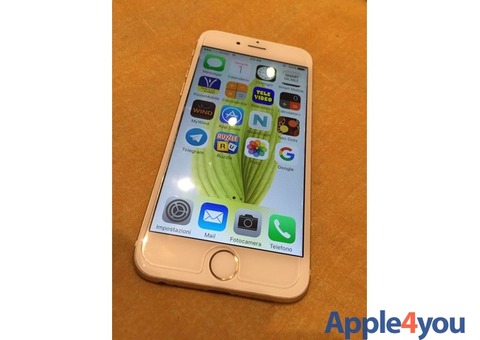 iphone 6 colore gold 16gb poco più di anno di vita