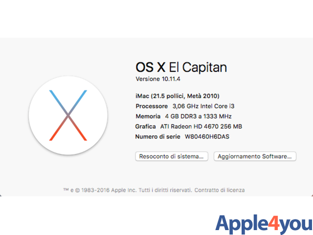 Apple iMac 21,5