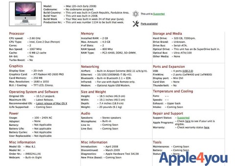 iMac aluminium core2duo