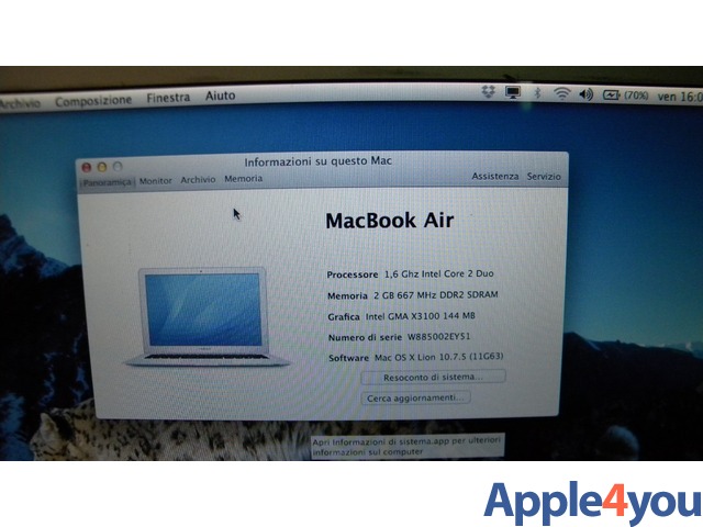vendo macbook Air