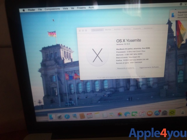 Macbook OS Yosemite